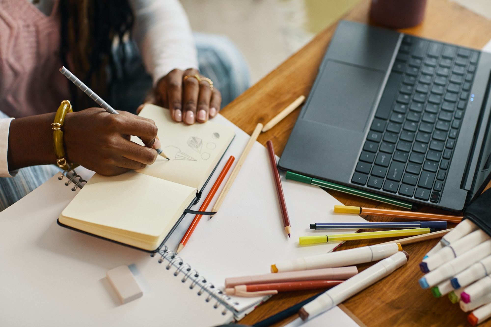 man working in office